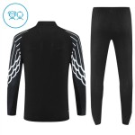 Kinder Paris Saint-Germain Training Sweatshirts Viertelreißverschluss 2025-26 Schwarze